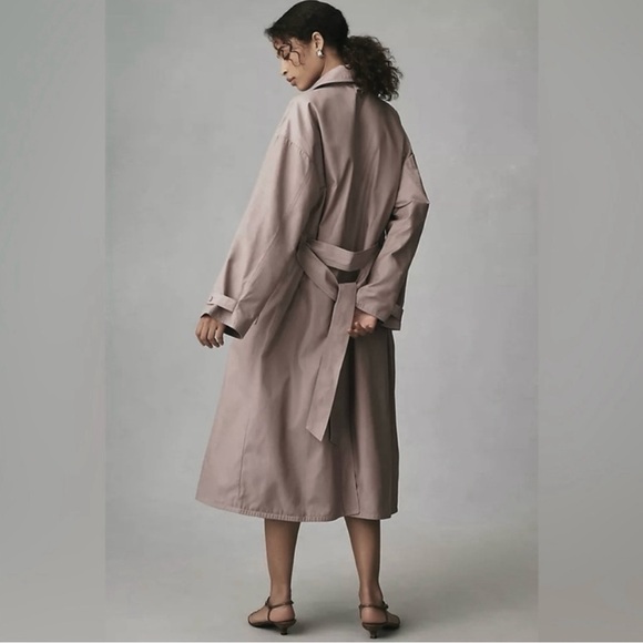 NWT. Anthropologie Maeve Trench Coat. NEW - Picture 2 of 5
